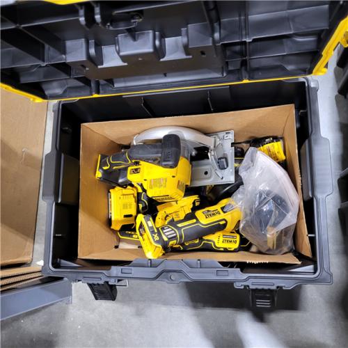 AS IS Dewalt 20-Volt MAX ToughSystem Lithium-Ion 6-Tool Cordless Combo Kit