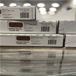 DALLAS LOCATION-Lifeproof French Oak Basque Brown 22 MIL x 9.13 in. W x 48 in. L Waterproof Click Lock Vinyl Plank Flooring (21.3 sq. ft. /Case)PALLET-(50 CASES)