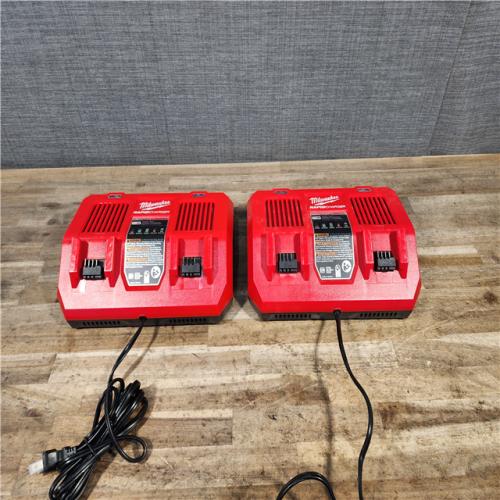 HOUSTON LOCATION - AS-IS MILWAUKEE BATTERY CHARGER PACK QTY - 2