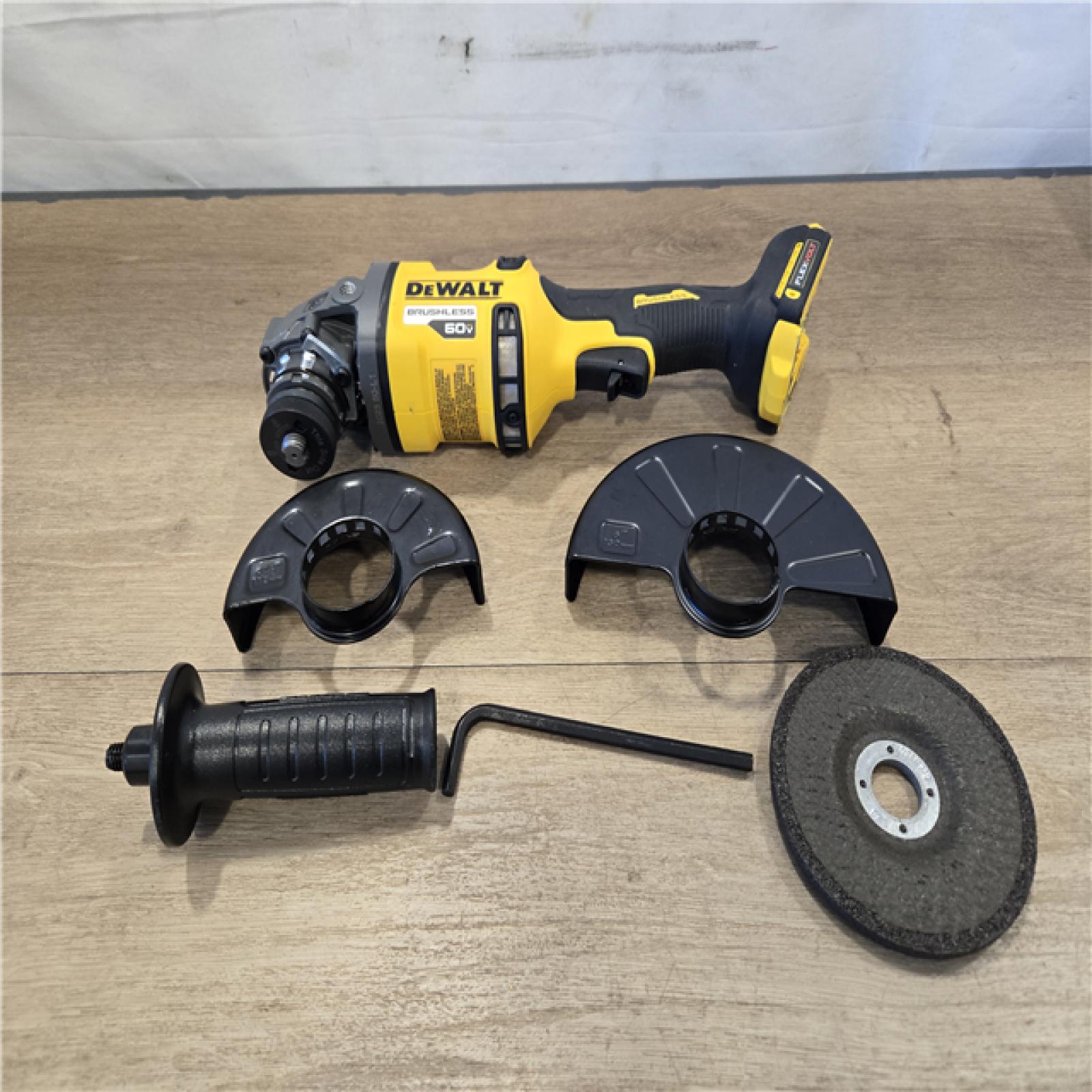 AS-IS DEWALT FLEXVOLT 60V MAX Cordless 4.5 in.-6 in. Small Angle Grinder (Tool Only)