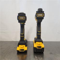 AS-IS- DeWalt 2-Tool Combo Kit W/ (2) BATTERY & CHARGER