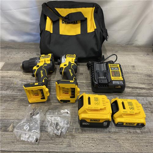 AS-IS DEWALT ATOMIC 20V MAX Lithium-Ion Cordless 2-Tool Combo Kit