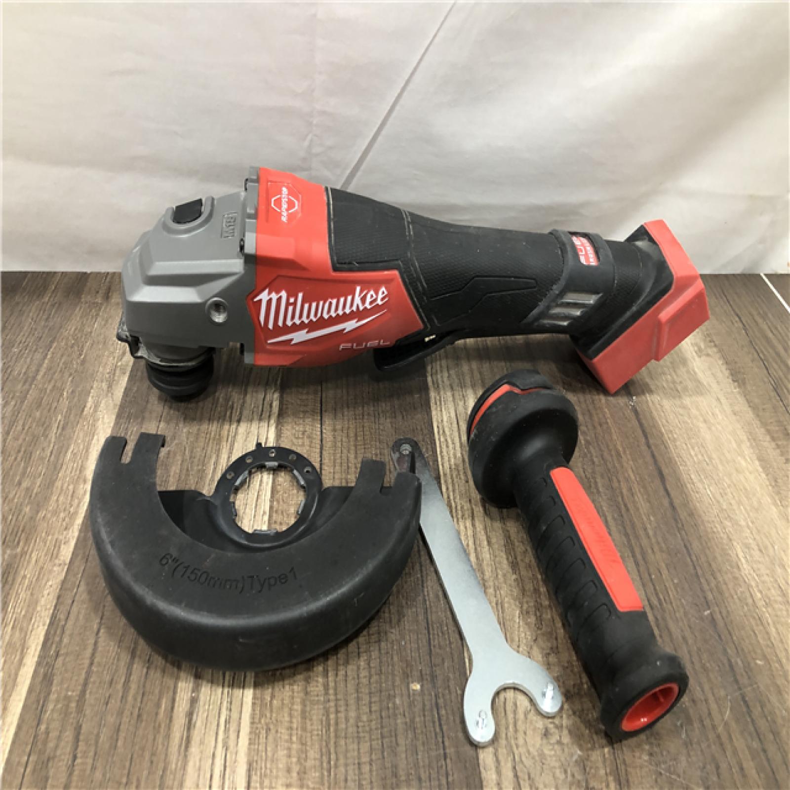 AS-IS Milwaukee M18 FUEL 18-Volt Lithium-Ion Brushless Cordless 4-1/2 in./6 in. Braking Grinder with Paddle Switch (Tool-Only)