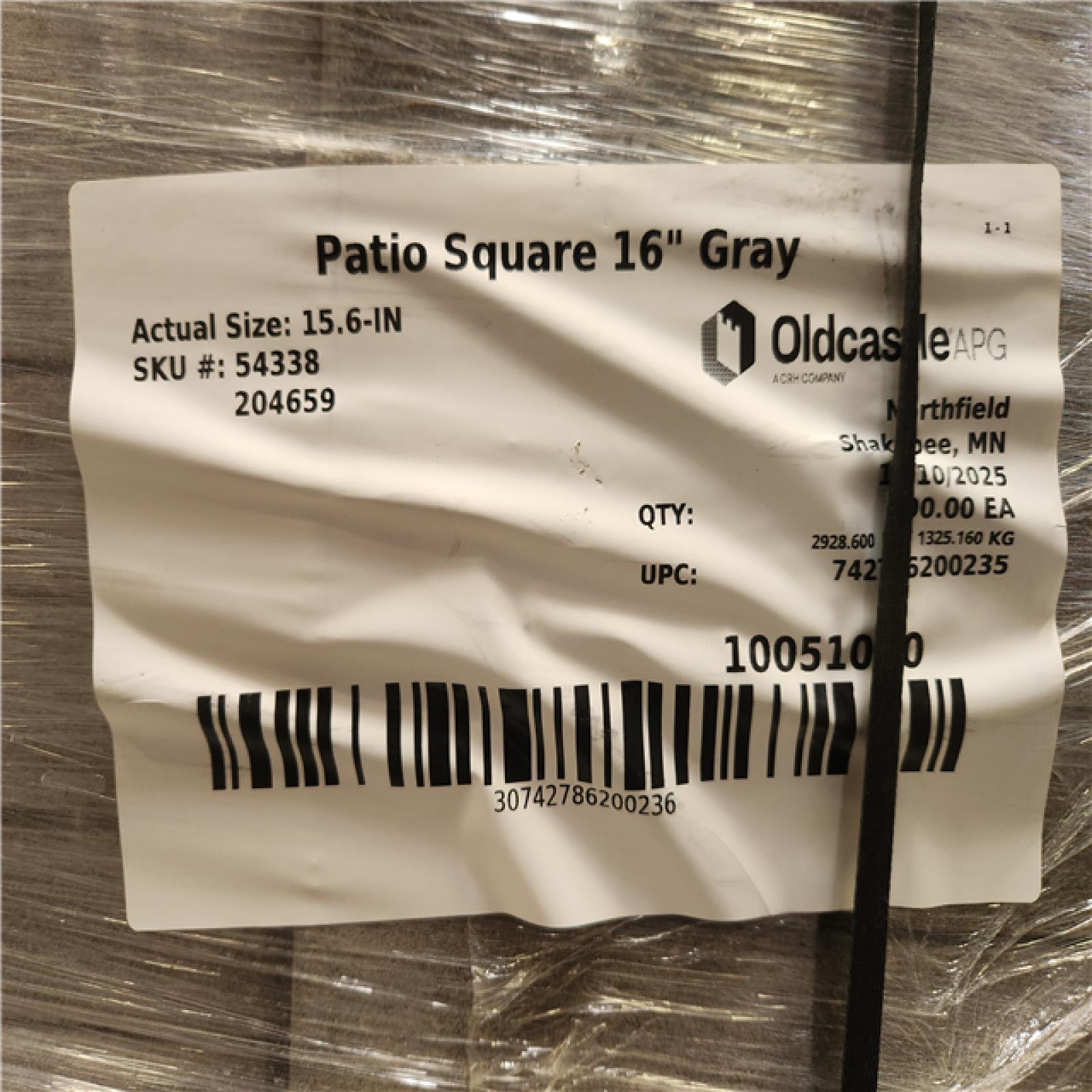 Phoenix NEW Pavestone 16 in. x 16 in. x 1.75 in. Yukon Square Concrete Step Stone Pallet (90-Pieces)