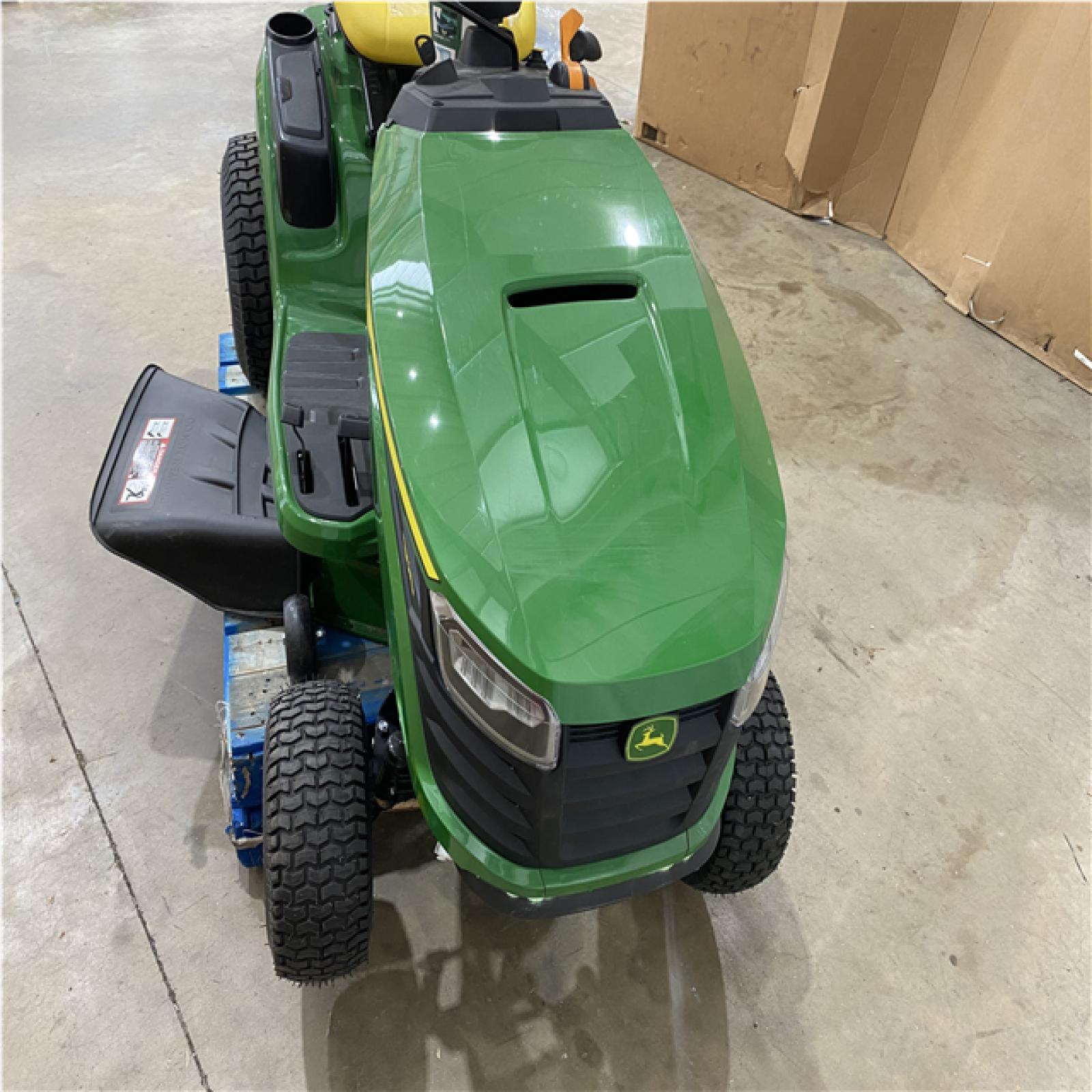 Houston Location - AS-IS Outdoor Power Equipment JOHN DEERE S120 SIT DOWN MOWER