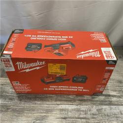 NEW - Milwaukee 18V Lithium-Ion REDLITHIUM FORGE 8.0 Ah Battery Pack with 18V Dual Bay Simultaneous Super Charger