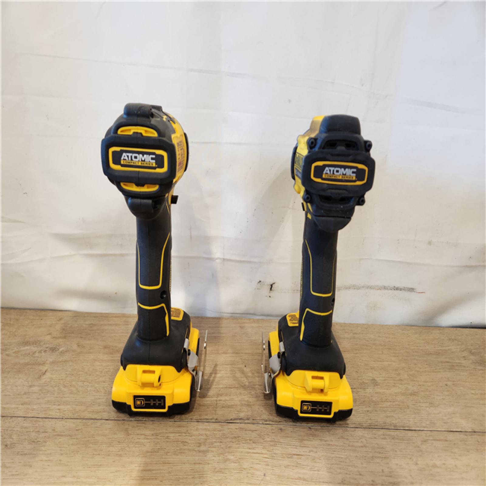 AS-IS- DEWALT ATOMIC 20-Volt MAX Lithium-Ion Cordless (2-Tool) Combo Kit