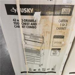 Phoenix NEW Husky Tool Storage 42 in. W x 18 in. D Standard Duty Black Tool Chest Combo (SEALED)