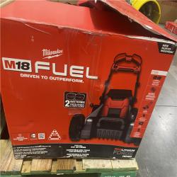 Dallas Location - As-Is 	Milwaukee 18 FUEL 21 Self-Propelled Dual Battery Mower Kit