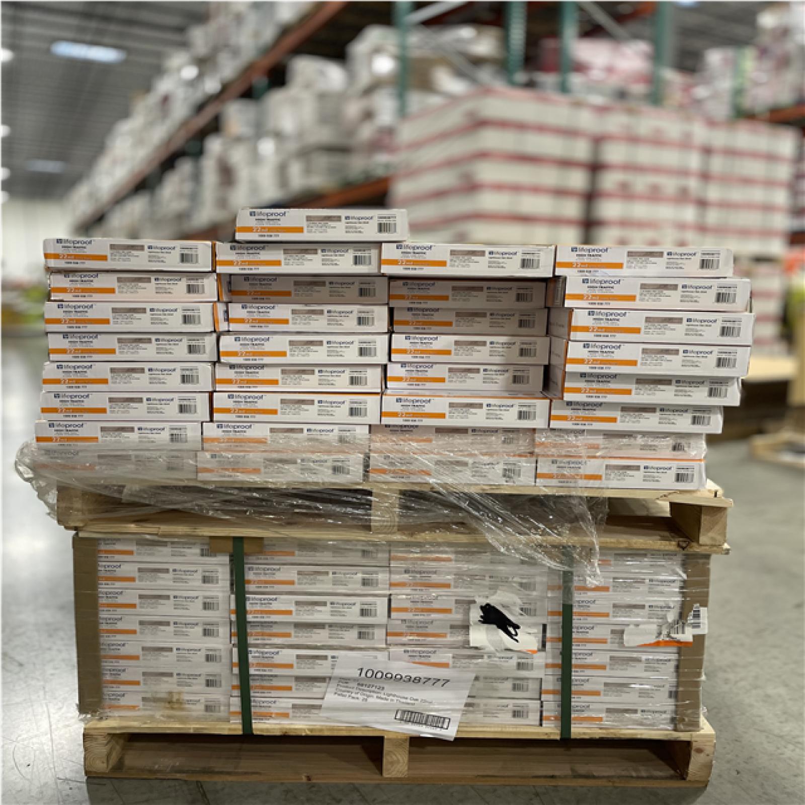 DALLAS LOCATION -Lifeproof Lighthouse Oak 22 MIL x 8.7 in. W x 48 in. L Click Lock Waterproof Luxury Vinyl Plank Flooring (20.1 sqft/case) PALLET- (61 CASES)