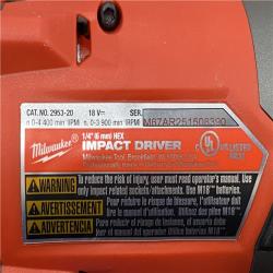 AS-IS Milwaukee 18V Lithium-Ion Brushless Cordless Hammer Drill and Impact Driver Combo Kit