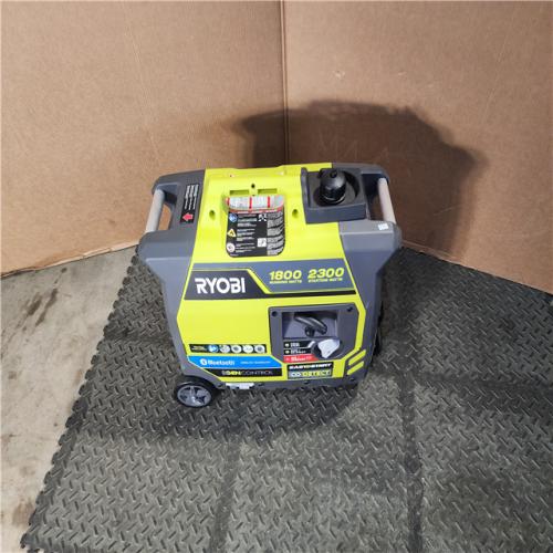 HOUSTON LOCATION - AS-IS RYOBI 2,300-Watt Recoil Start Bluetooth Super Quiet Gasoline Powered Digital Inverter Generator with CO Shutdown Sensor