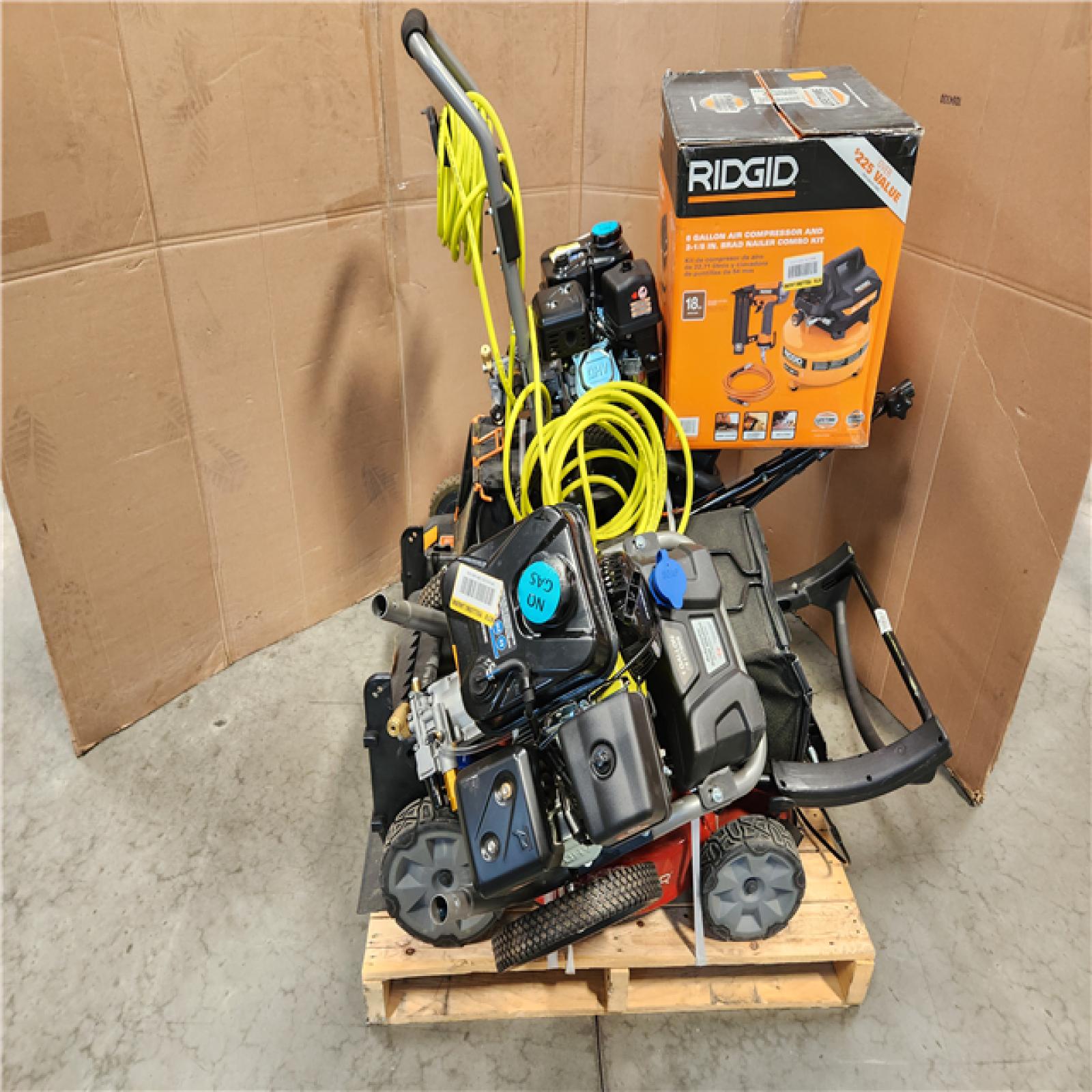CALIFORNIA AS-IS OUTDOOR POWER EQUIPMENT