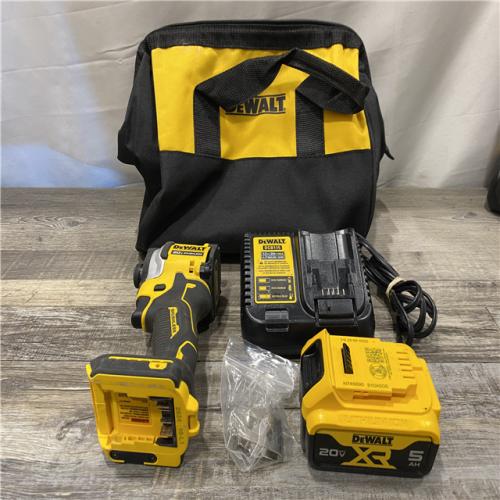 AS-IS DEWALT ATOMIC 20V MAX Lithium-Ion Cordless 1/4 in. Brushless Impact Driver Kit