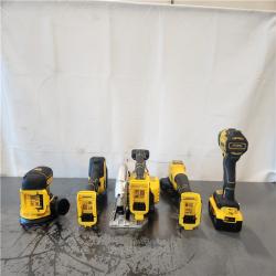 AS-IS- Dewalt 20-Volt MAX ToughSystem Lithium-Ion 5-Tool Cordless Combo Kit
