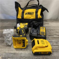 AS-IS DEWALT Atomic 20V Max Lithium-Ion Brushless Cordless Compact 1/4 in. Impact Driver Kit