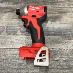 AS-IS Milwaukee 18-Volt Lithium-Ion Compact Brushless Cordless 1/4 in. Impact Driver Kit
