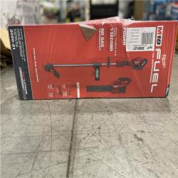 DALLAS LOCATION - NEW! ilwaukee M18 FUEL 18V Lithium-Ion Brushless Cordless QUIK-LOK String Trimmer/Blower Combo Kit with Battery & Charger