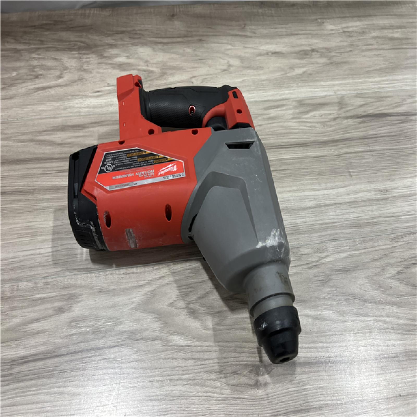 AS-IS Milwaukee  FUEL 18V Lithium-Ion Brushless Cordless 1 in. SDS-Plus Rotary Hammer (Tool-Only)