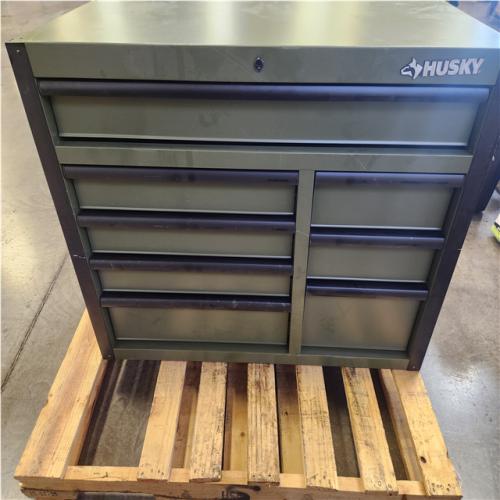 Phoenix LIKE NEW Husky Standard Duty 42 in. x 18 in. D 8-Drawer Matte Army Green Rolling Tool Chest