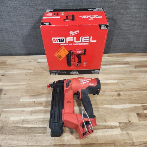 HOUSTON LOCATION - AS-IS Milwaukee  FUEL 18-Volt Lithium-Ion Brushless Cordless Gen II 18-Gauge Brad Nailer (Tool-Only)