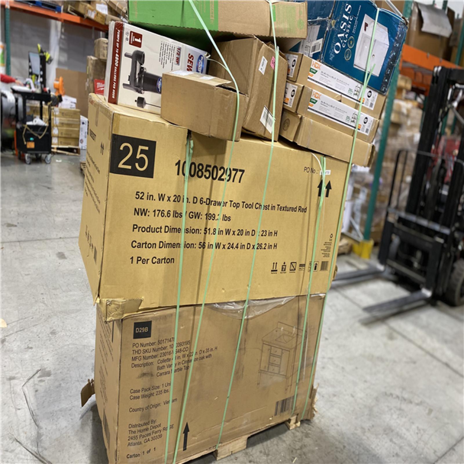 DALLAS LOCATION - AS-IS HOME IMPROVEMENT PALLET