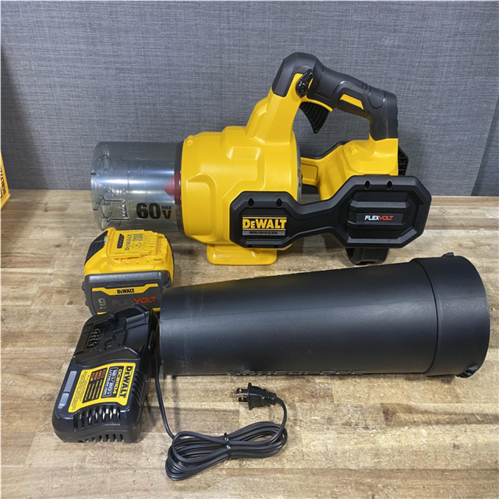 Houston Location AS-IS DEWALT FLEXVOLT 60V MAX 125 MPH 600 CFM Brushless Cordless Battery Powered Blower Kit