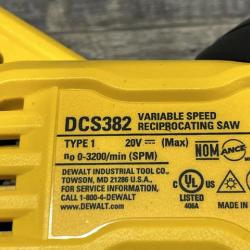 AS-IS DEWALT 20V MAX Cordless Brushless Reciprocating Saw (Tool Only)