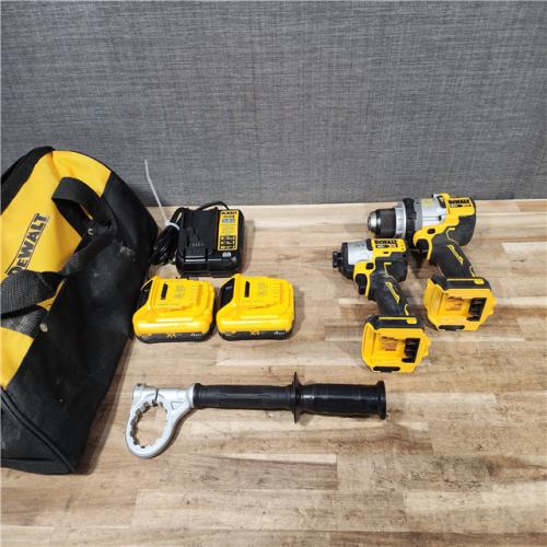 HOUSTON LOCATION - AS-IS DEWALT 2 TOOL COMBO KIT W/ (2) BATTERY & CHARGER