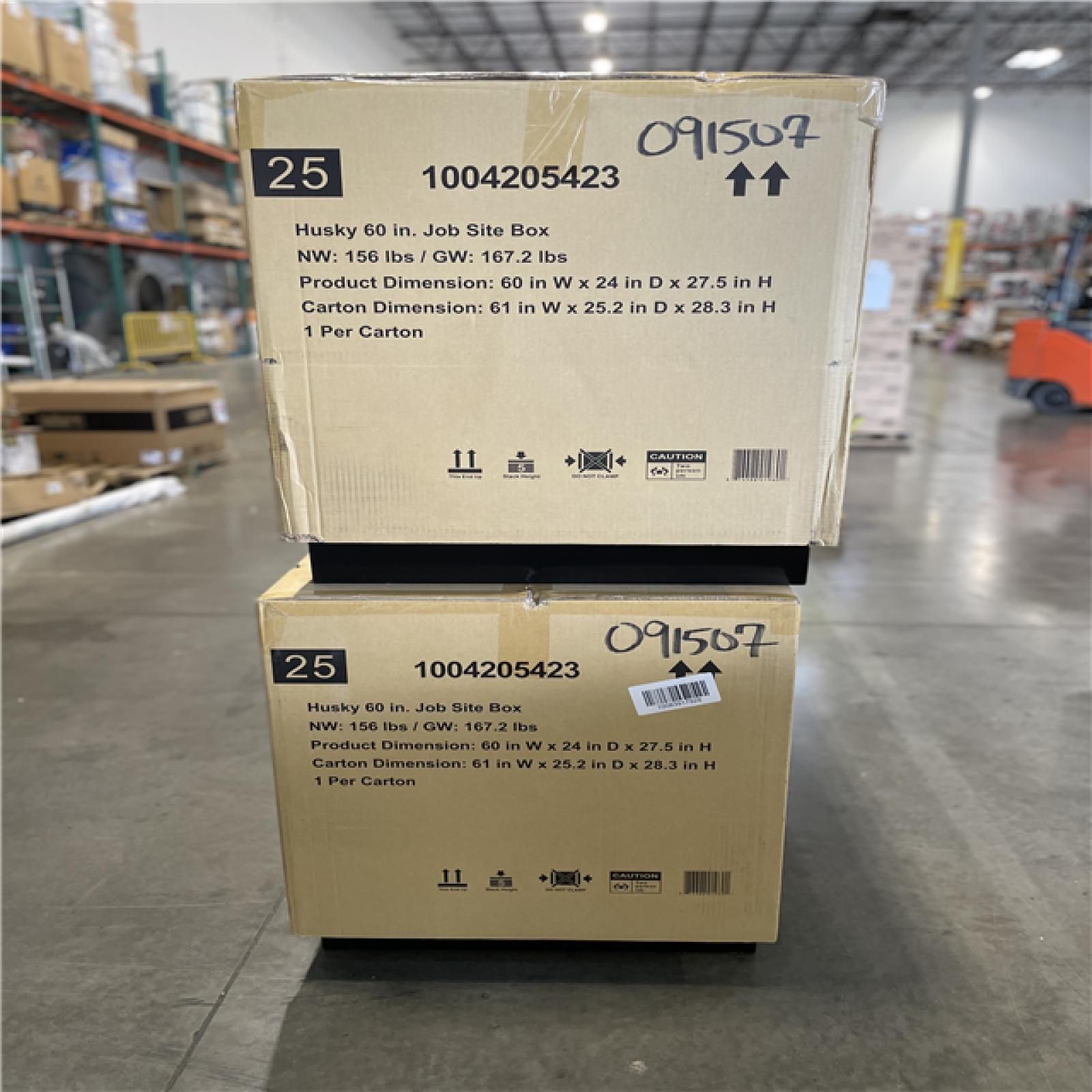 DALLAS LOCATION - AS-IS HUSKY 60IN JOB SITE BOX -(2 UINITS)