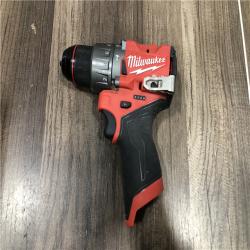 AS-IS Milwaukee FUEL 12V Lithium-Ion Brushless Cordless 1/2 in. Hammer Drill (Tool-Only)
