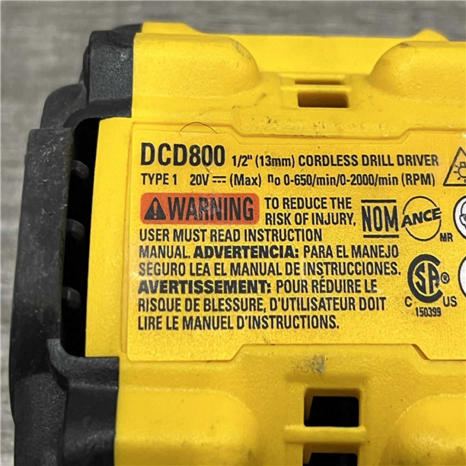 AS-IS DEWALT 20V MAX XR Brushless Cordless 1/2 Drill/Driver Kit