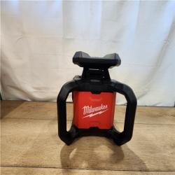 AS-IS- M18 2000 Ft. Red Exterior Rotary Laser Level Kit with Receiver and Receiver Clamp