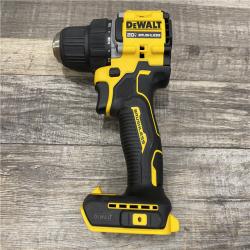 AS-IS DEWALT Atomic 20V Lithium-Ion Cordless Compact 1/2 in. Drill/Driver Kit
