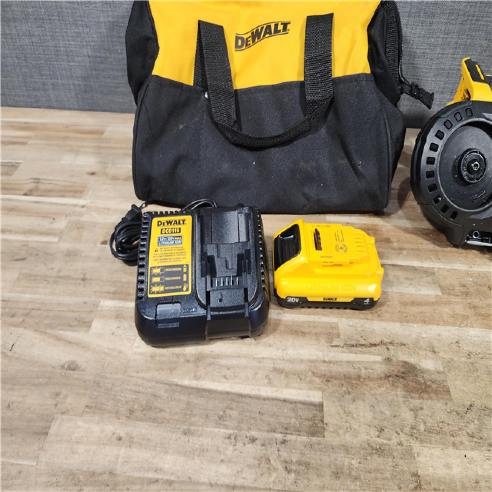 HOUSTON LOCATION - AS - IS ATOMIC 20V MAX Lithium-Ion Cordless Brushless 1-3/4 in. Bandsaw Kit with 4.0Ah Battery  Charger and Bag