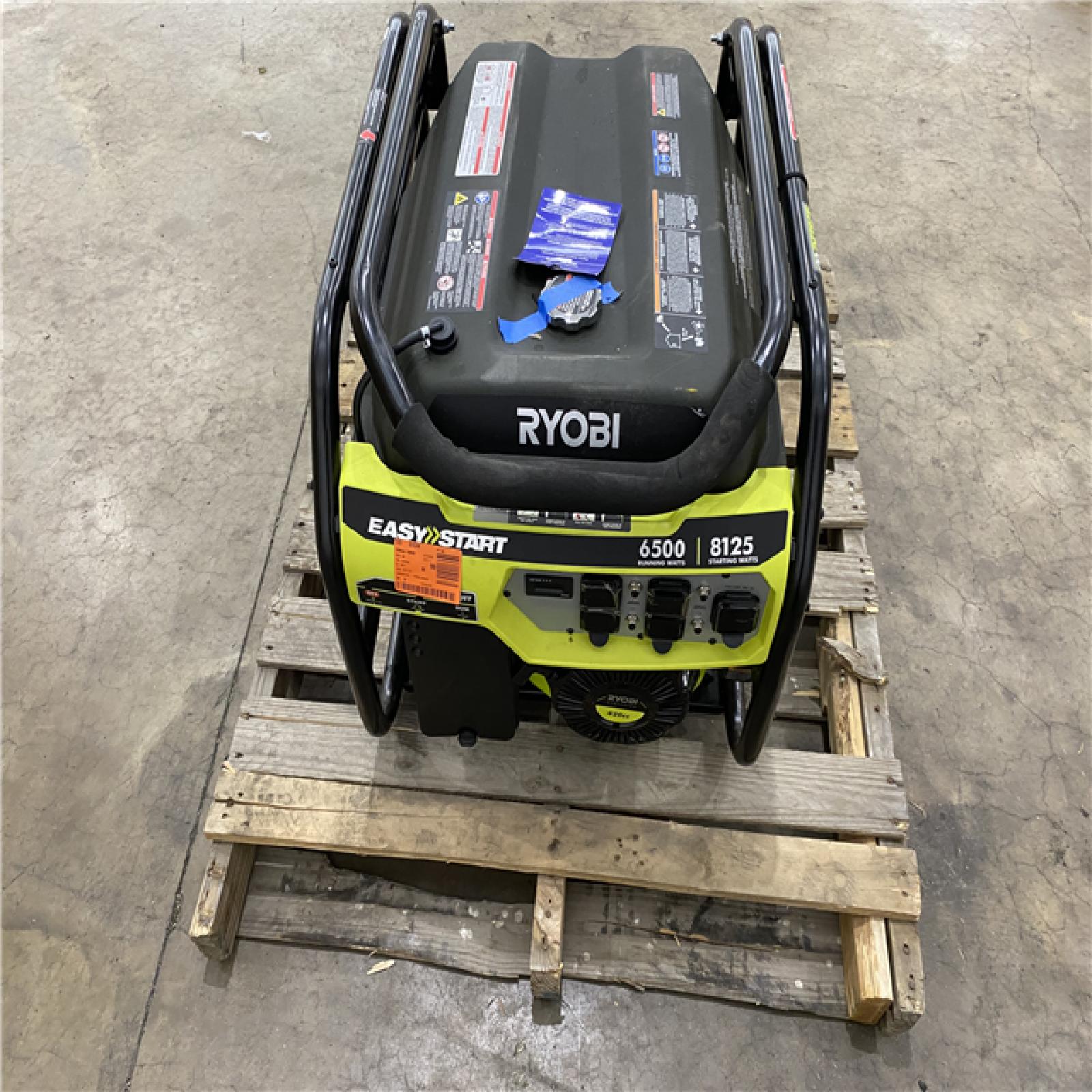 Houston Location - AS-IS Ryobi 6500 Running Watts Generator