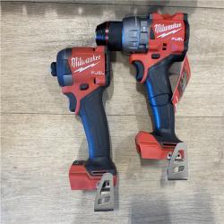 AS-IS Milwaukee FUEL 18V Lithium-Ion Brushless Cordless Hammer Drill and Impact Driver Combo Kit
