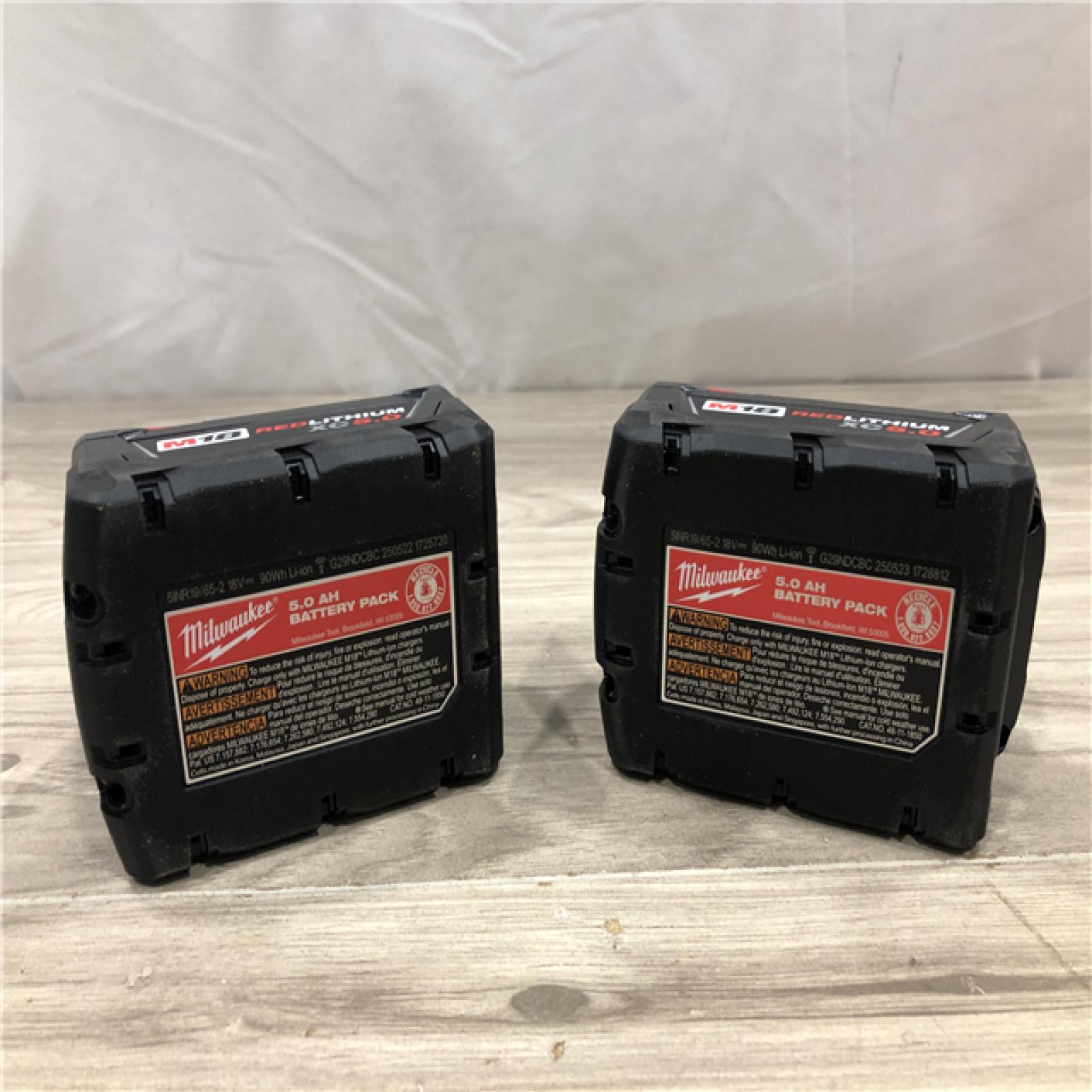 AS-IS Milwaukee 18-Volt Lithium-Ion XC Starter Kit