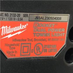 AS-IS Milwaukee 12-Volt Lithium-Ion Cordless 1400 Lumen ROCKET LED Stand Work Light (Tool-Only)