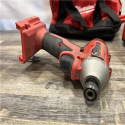 AS-IS Milwaukee 18V Lithium-Ion Brushless Cordless 1/4 in. Impact Driver Kit
