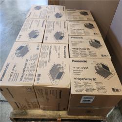 Phoenix NEW Panasonic WhisperSense DC Fan with Motion and Humidity Sensors Delay Timer and Pick-A-Flow Speed Selector 50  80 or 110 CFM Pallet of 11 (SEALED)