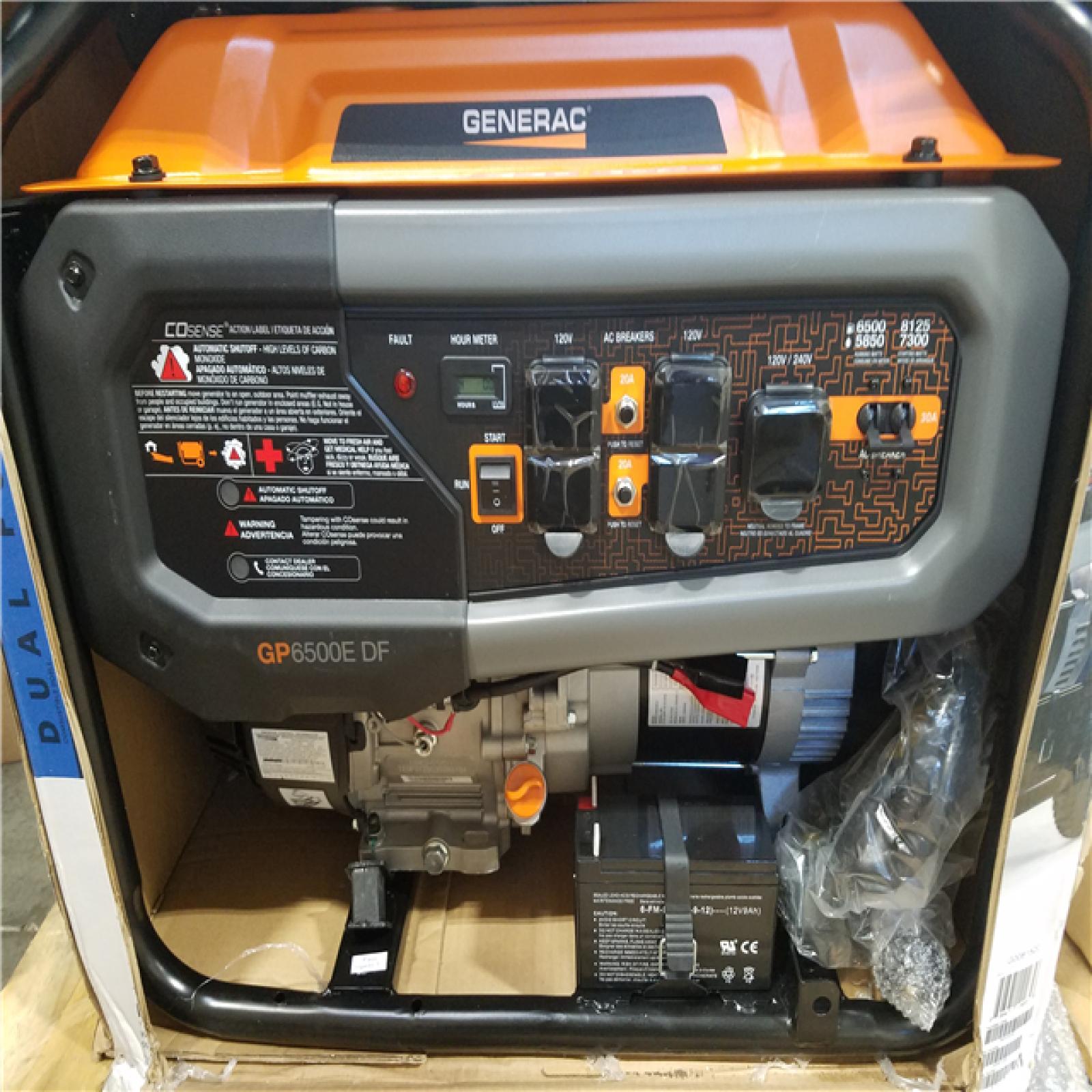 CALIFORNIA AS-IS GENERAC PORTABLE GENERATOR