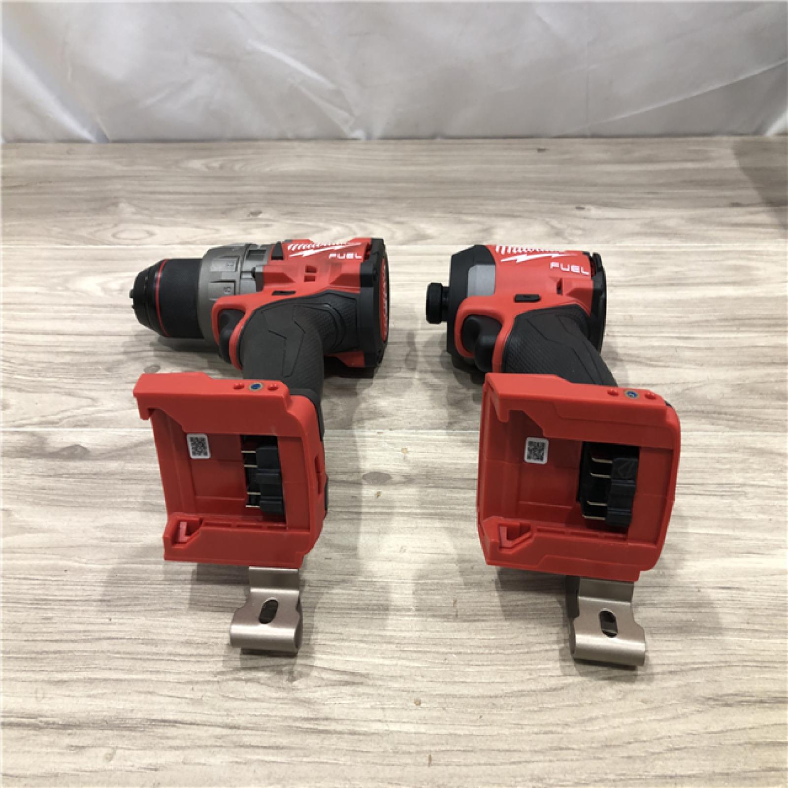 AS-IS Milwaukee FUEL 18V Lithium-Ion Cordless Hammer Drill and Impact Driver Combo Kit