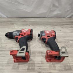 AS-IS MILWAUKEE FUEL 18V Cordless Hammer Drill and Impact Driver Combo Kit