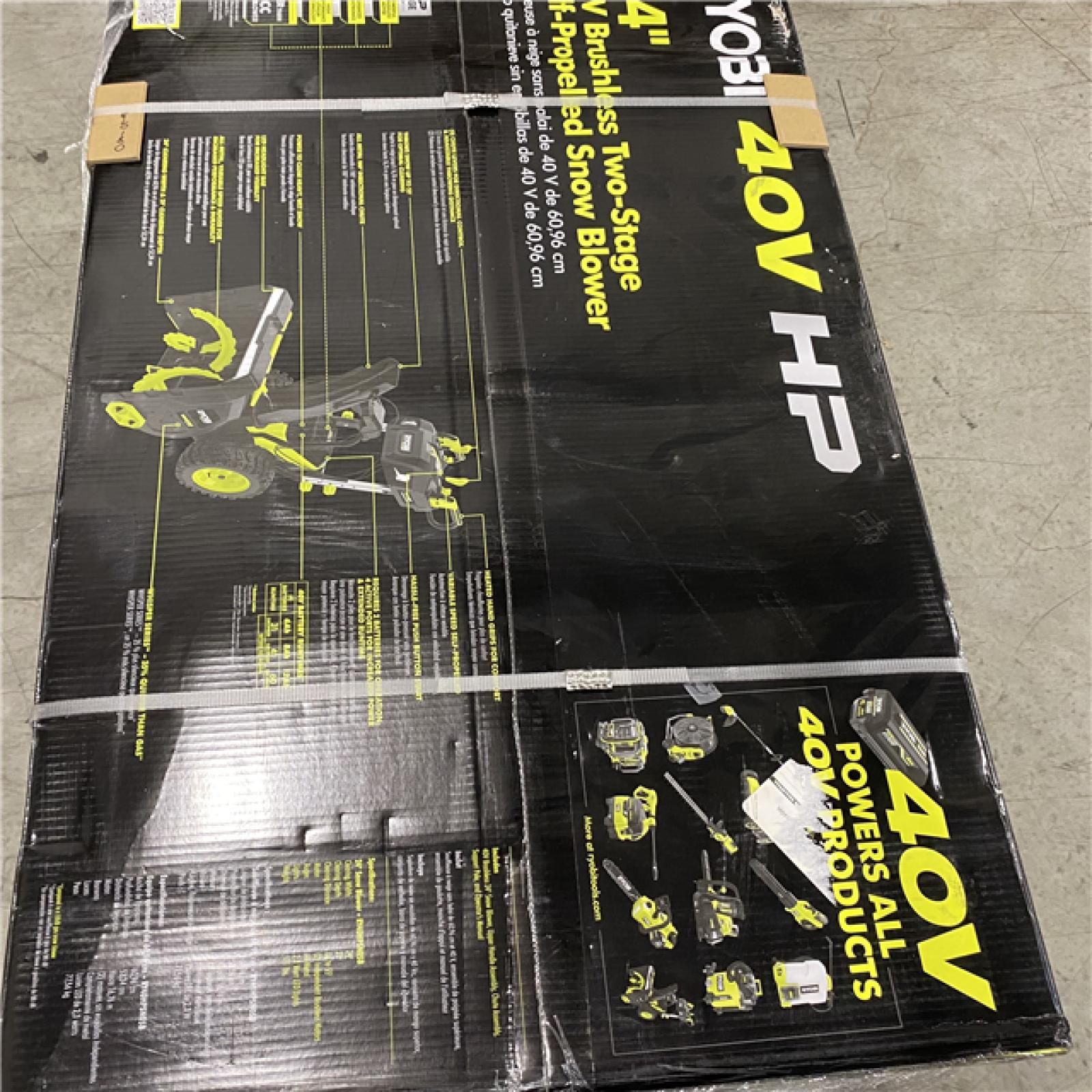 DALLAS LOCATION- RYOBI 24 in. 40-Volt HP Brushless Whisper Series 2-Stage Cordless Electric Self-Propelled Snow Blower (Tool-Only)