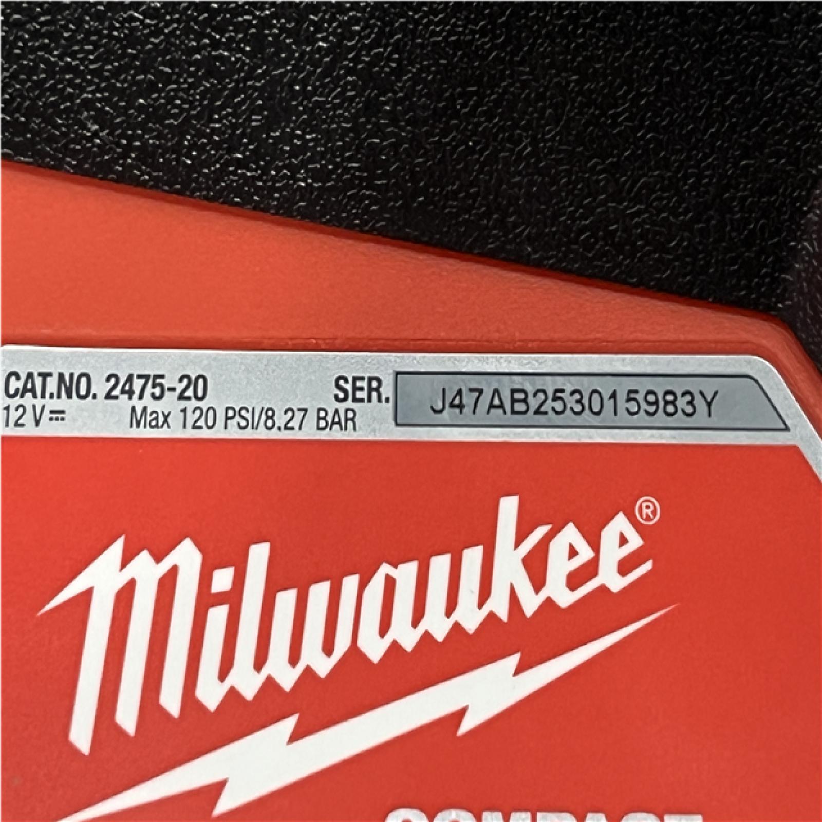 AS-IS Milwaukee 12-Volt Lithium-Ion Cordless Electric Portable Inflator (Tool-Only)