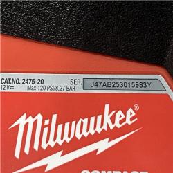 AS-IS Milwaukee 12-Volt Lithium-Ion Cordless Electric Portable Inflator (Tool-Only)