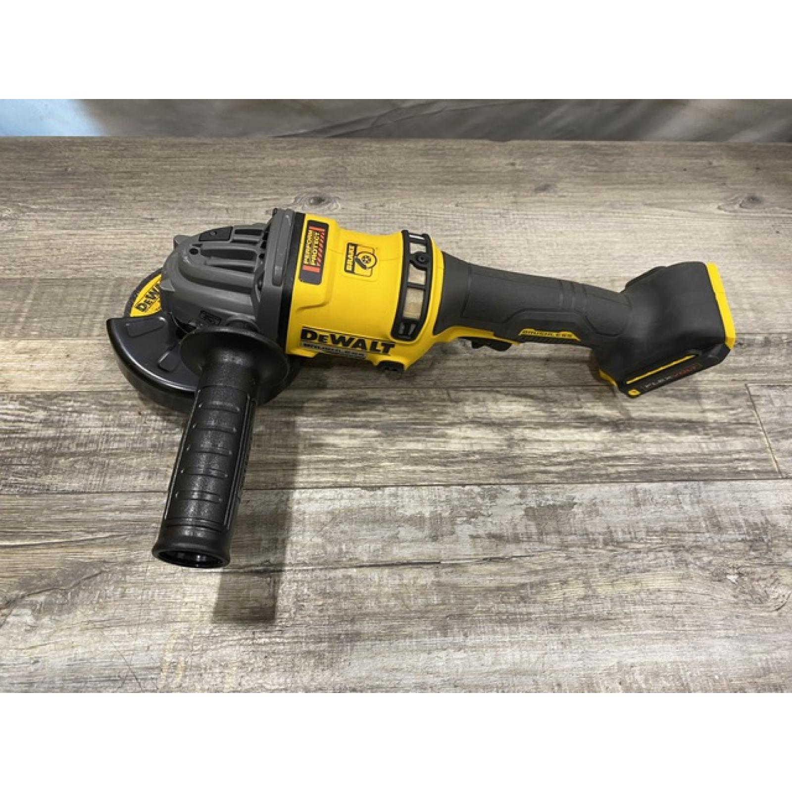 AS-IS DEWALT FLEXVOLT 60V MAX Cordless Brushless 4.5 in. to 6 in. Small Angle Grinder with Kickback Brake (Tool Only)