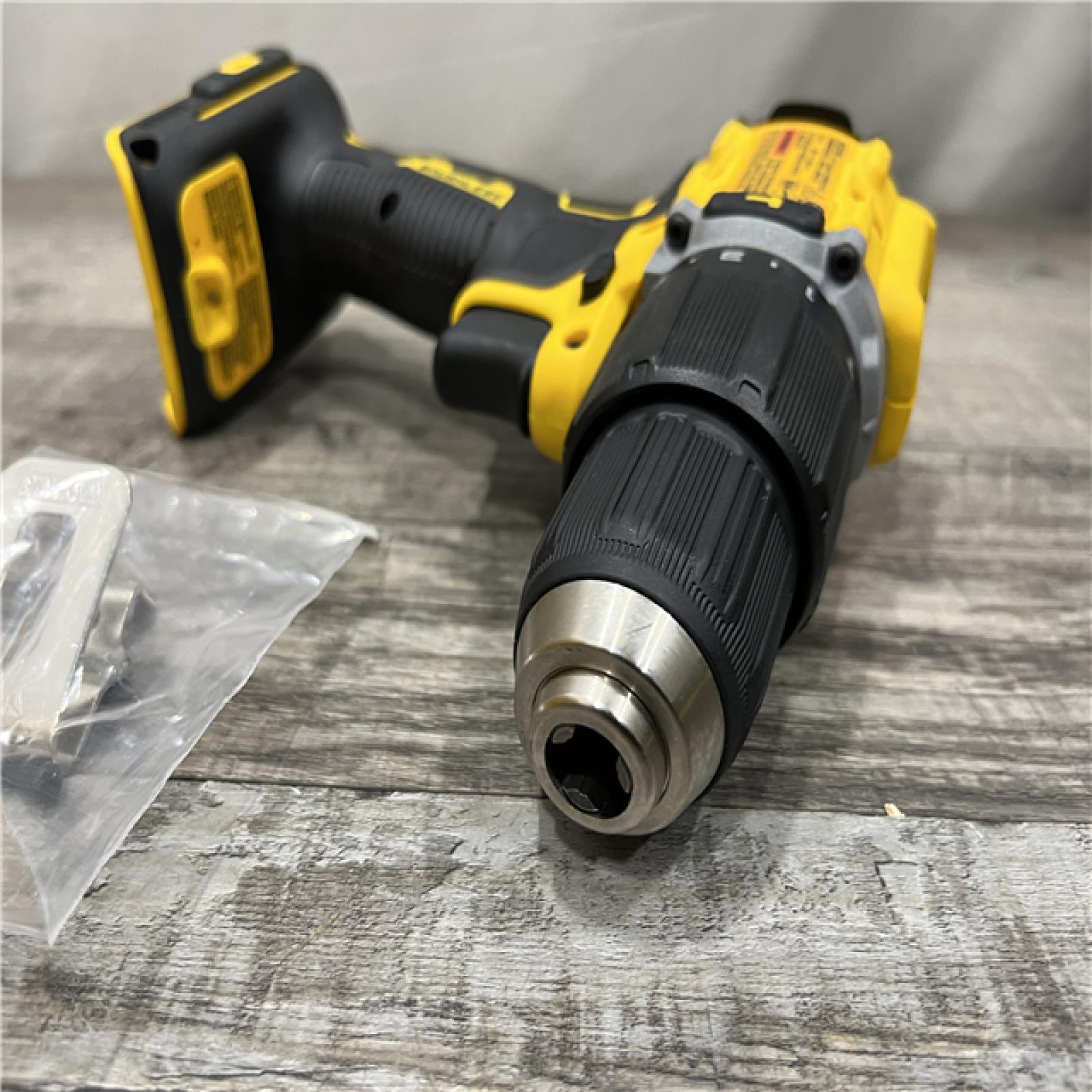 AS-IS DEWALT ATOMIC 20-Volt MAX Brushless Cordless 1/2 in. Hammer Drill (Tool-Only)