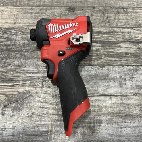 AS-IS Milwaukee FUEL 12V Lithium-Ion Brushless Cordless 1/4 in. Hex Impact Driver (Tool-Only)